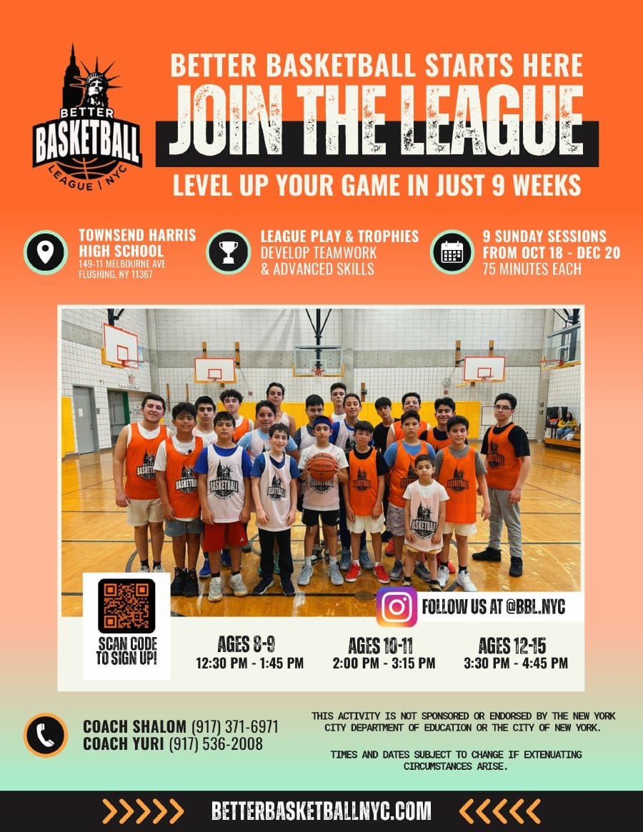 The BBL NYC season flyer: dates, times, and how to sign up