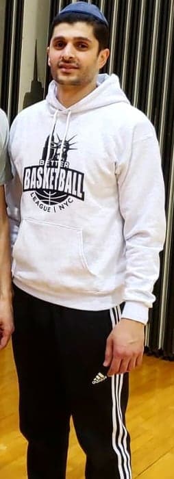 Coach Shalom, a BBLNYC coach, at the gym